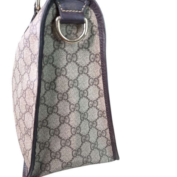 Gucci Beige and Brown Canvas Handbag - Picture 4 of 10